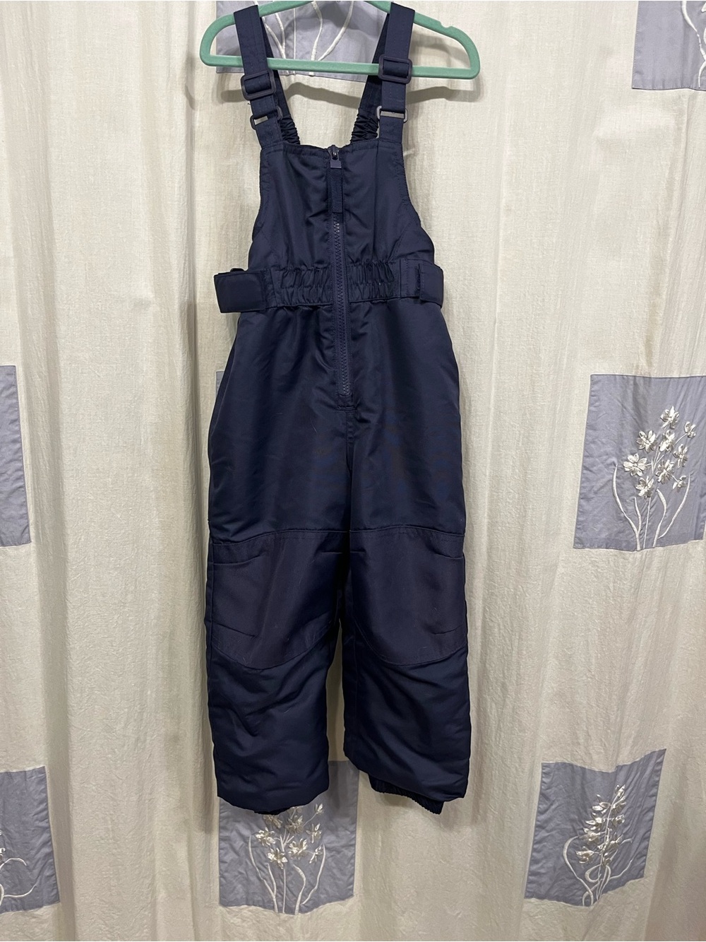 Cat & Jack Navy Blue Kids Snow Overalls Bib